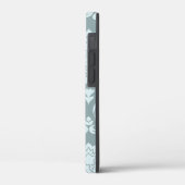 Rococo Damask Art I Duck Egg Blue+Teal Case-Mate iPhone Case (Achterkant / Links)