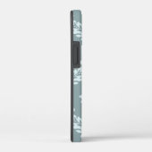 Rococo Damask Art I Duck Egg Blue+Teal Case-Mate iPhone Case (Achterkant / Rechts)