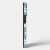 Rococo Damask Art I Duck Egg Blue+Teal Case-Mate iPhone Case (Achterkant / Rechts)