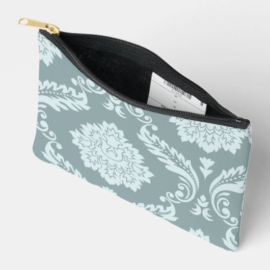 Rococo Damask Art I Duck Egg Blue+Teal Etui (Open)