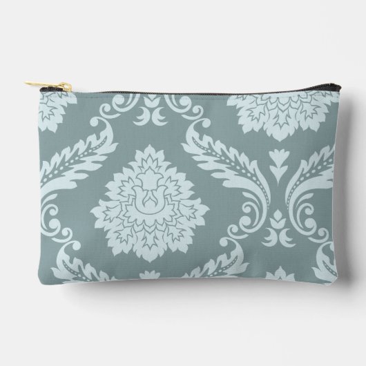 Rococo Damask Art I Duck Egg Blue+Teal Etui (Voorkant)