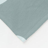 Rococo Damask Art I Duck Egg Blue+Teal Fleece Deken (Hoek)