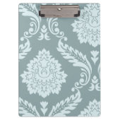 Rococo Damask Art I Duck Egg Blue+Teal Klembord (Voorkant)