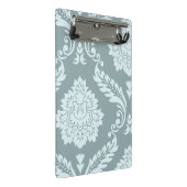 Rococo Damask Art I Duck Egg Blue+Teal Mini Klembord (Schuin)