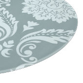 Rococo Damask Art I Duck Egg Blue+Teal Snijplank (Hoek)