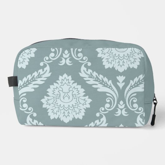 Rococo Damask Art I Duck Egg Blue+Teal Toilettasje (Voorkant)