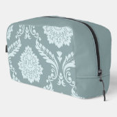 Rococo Damask Art I Duck Egg Blue+Teal Toilettasje (Rechterhoek)