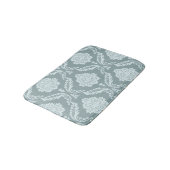 Rococo Damask Lg Pattern Duck Egg Blue+Teal Badmat (Gekanteld)