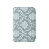 Rococo Damask Lg Pattern Duck Egg Blue+Teal Badmat (Voorkant Verticaal)