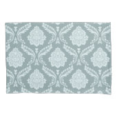 Rococo Damask Pattern Duck Egg Blue+Teal Kussensloop (Voorkant)