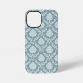 Rococo Damask Rpt Pattern Duck Egg Blue+Teal iPhone Hoesje (Achterkant)