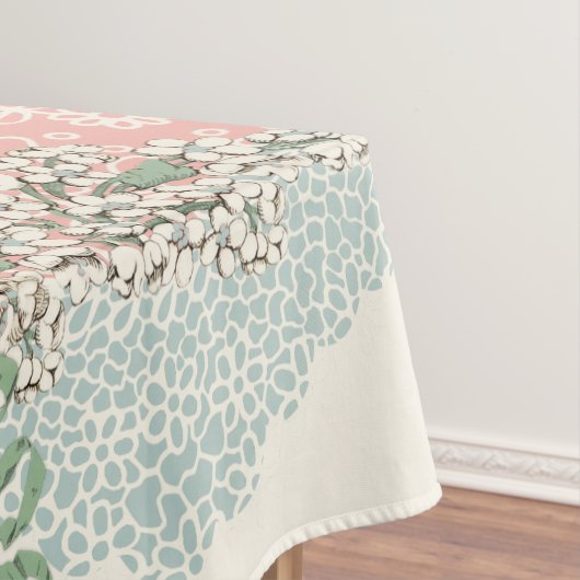 Rococo Dîner serviettes nappes tissu Hydrangea (In Situ)