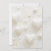 Rococo Floral Tea Galentine Party Soft Blush Kaart (Achterkant)