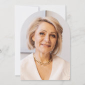 Rococo Foto 60ste Verjaardagsfeest Kaart (Achterkant)