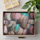 Rococo Franse Macarons Decoupage Papier 1 (Geschenk)