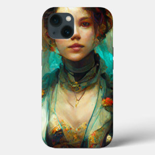 Rococo Future Sci-Fi Fantasy iPhone 13 Hoesje