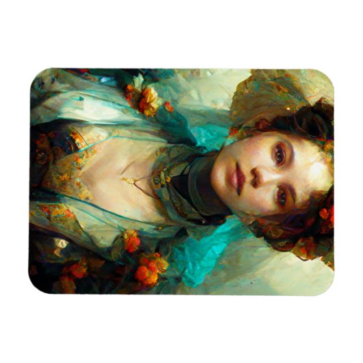 Rococo Future Sci-Fi Fantasy Magneet (Horizontaal)