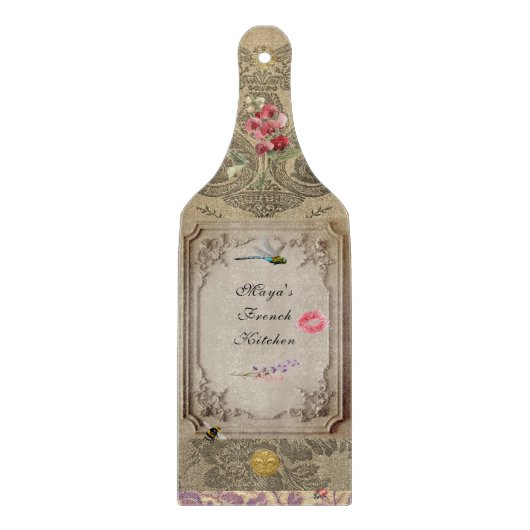 Rococo glazen snijplank (Voorkant)