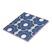 Rococo Indigo Beauful Tegeltje (Zijkant)