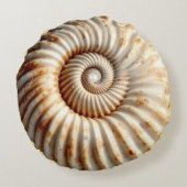 Rococo Kosmische Tuinkussen Rond Kussen (Achterkant)