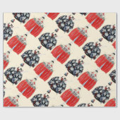 ROCOCO LADIES ART DECO MODE COSTUME DESIGNER CADEAUPAPIER (Vlak)