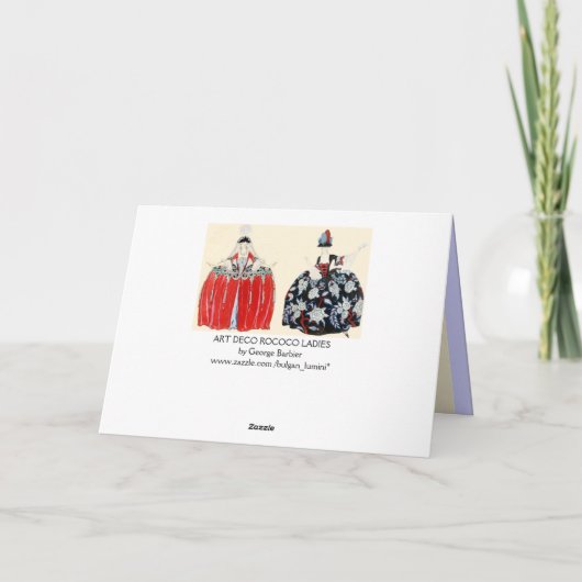 ROCOCO LADIES MODE COSTUME DESIGNER MONOGRAM (Dos)