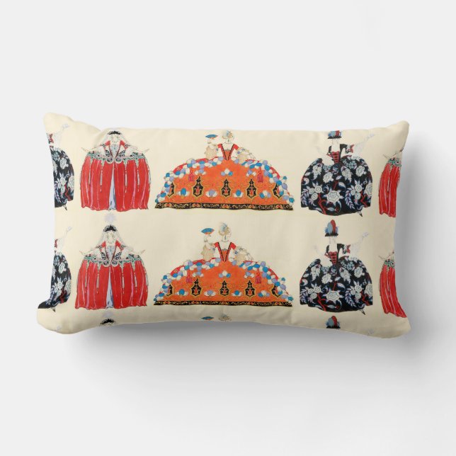 ROCOCO LADY ART DECO MODE COSTUME DESIGNER KUSSEN (Voorkant)