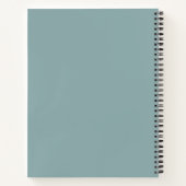 Rococo Lady avec Carnet spiral Bubblegum bleu (Dos)