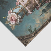 Rococo Parijse gelaagde cake 5 decoupage papier (Detail)