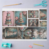 Rococo Parijse Masterboard - Frankrijk - Taart Tissuepapier (Craft)