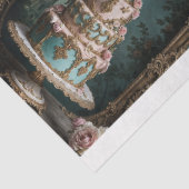 Rococo Parijse Masterboard - Frankrijk - Taart Tissuepapier (Detail)
