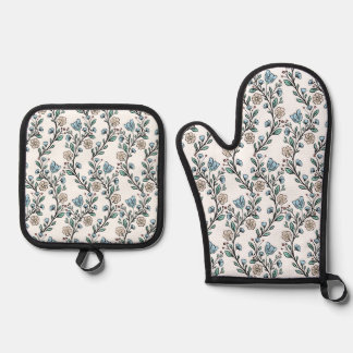Rococo patroon ovenwant & pannenlap set