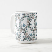 Rococo pattern koffiemok (Voorkant links)