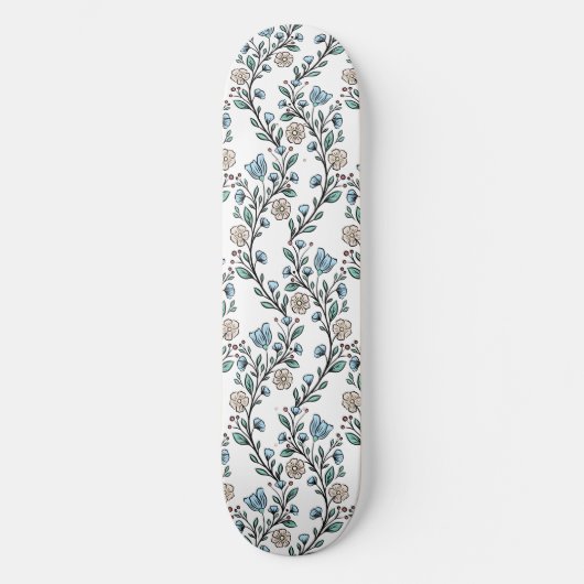 Rococo pattern skateboard (Voorkant)