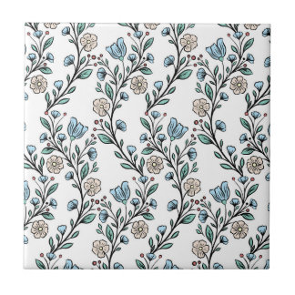 Rococo pattern tegeltje