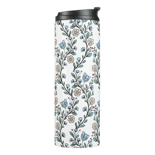 Rococo pattern thermosbeker (Gedraaid links)