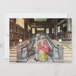 Rococo plattegrond vakantiekaart feestdagenkaart