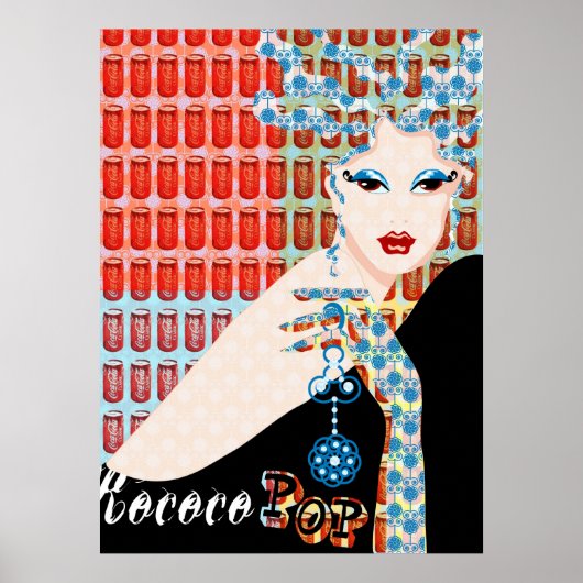 rococo pop live poster (Voorkant)