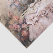 Rococo Prinses Weefsel Pagina Tissuepapier (Detail)