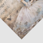 Rococo Prinses Weefsel Pagina Tissuepapier (Detail)