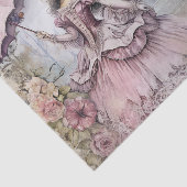 Rococo Prinses Weefsel Pagina Tissuepapier (Detail)