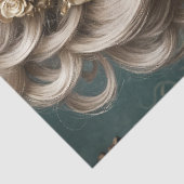 Rococo Queen Baroque Portrait Decoupage Tissuepapier (Detail)