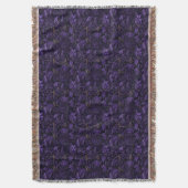 Rococo Realms : Couverture violet foncé et or (devant Vertical)