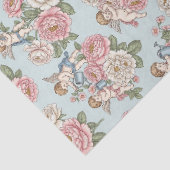 Rococo Revival Cherub Floral Toile Tissuepapier (Detail)