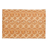 Rococo Revival Damask Nature Pattern Kussensloop (Achterkant)