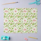 Rococo Revival Wild Strawberry & Clover Custom Tissuepapier (Craft)