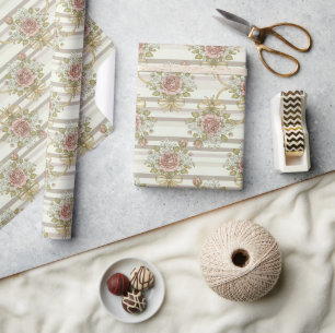 Rococo Ribbon Swag Cadeaupapier