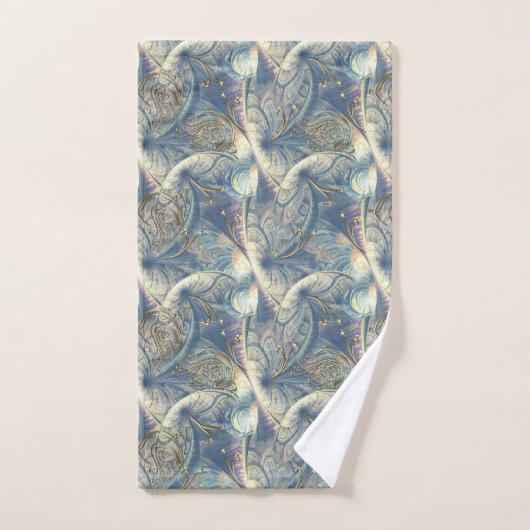 Rococo Rich Pattern-ontwerp met Gold Relief Bad Handdoek (Handdoek)