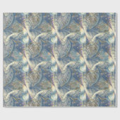 Rococo Rich Pattern-ontwerp met Gold Relief Cadeaupapier (Vlak)