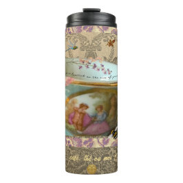 Rococo Romantic Gift Thermal Tumbler Thermosbeker